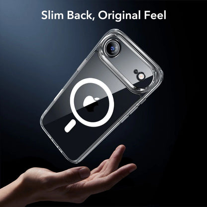 MagSafe cover til Apple iPhone 17 Air, ESR, Classic Hybrid med skærmbeskytter, Transparent