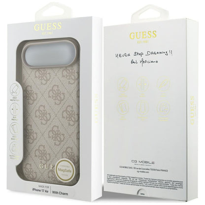 MagSafe cover til Apple iPhone 17 Air, Guess, 4G Charm Cradle, Pink