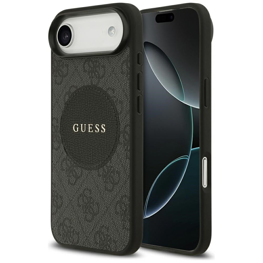 MagSafe cover til Apple iPhone 17 Air, Guess, 4G Circle Classic Logo, Sort