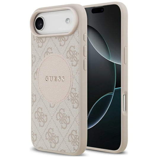 MagSafe cover til Apple iPhone 17 Air, Guess, 4G Circle Classic Logo, Pink
