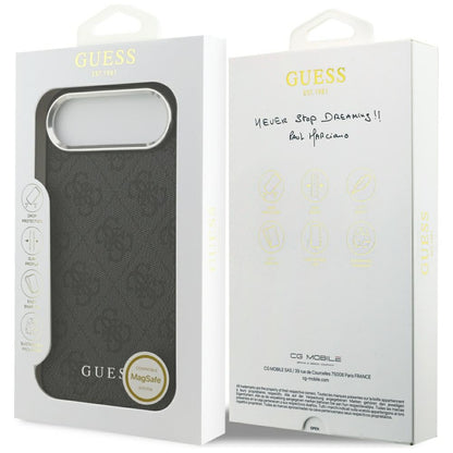 MagSafe cover til Apple iPhone 17 Air, Guess, 4G Classic Logo, Sort