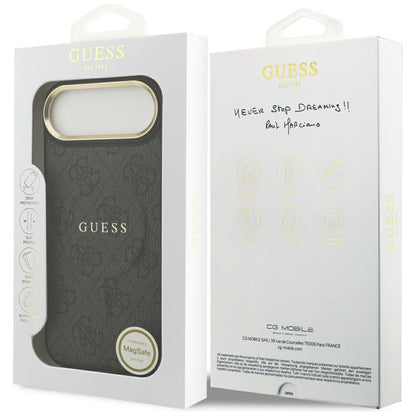 MagSafe cover til Apple iPhone 17 Air, Guess, 4G Classic, Sort