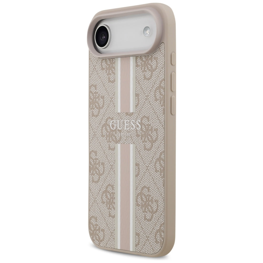 MagSafe cover til Apple iPhone 17 Air, Guess, 4G Printed Stripes, Pink