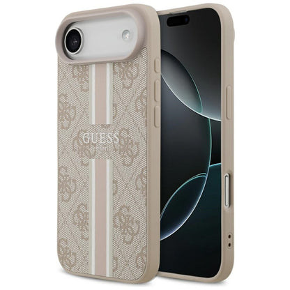 MagSafe cover til Apple iPhone 17 Air, Guess, 4G Printed Stripes, Pink