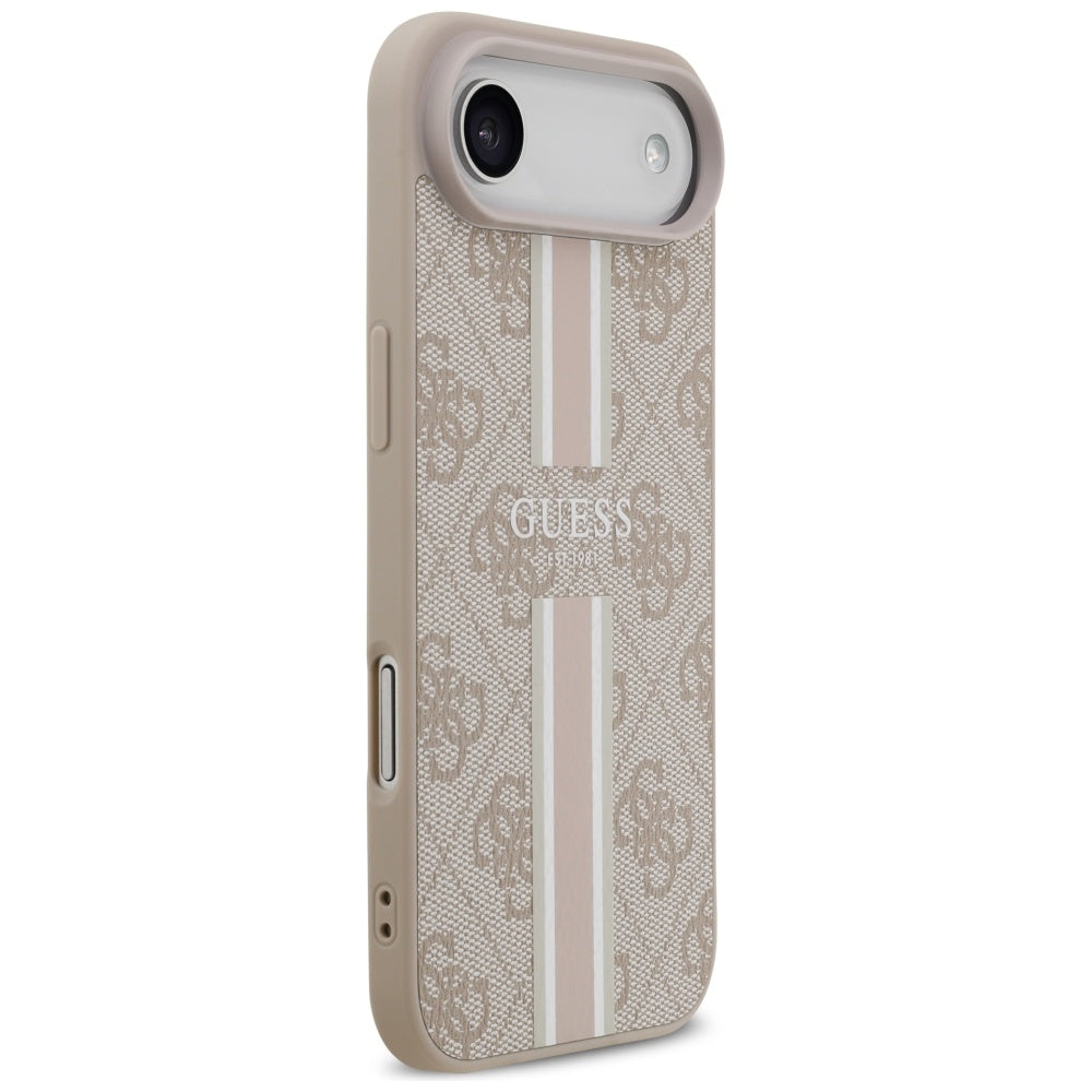 MagSafe cover til Apple iPhone 17 Air, Guess, 4G Printed Stripes, Pink