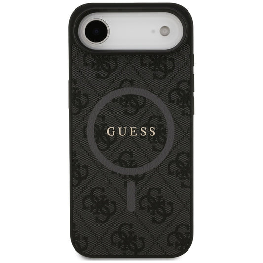MagSafe cover til Apple iPhone 17 Air, Guess, 4G Ring Classic Logo, Sort
