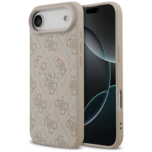 MagSafe cover til Apple iPhone 17 Air, Guess, 4G Ring Classic Logo, Pink