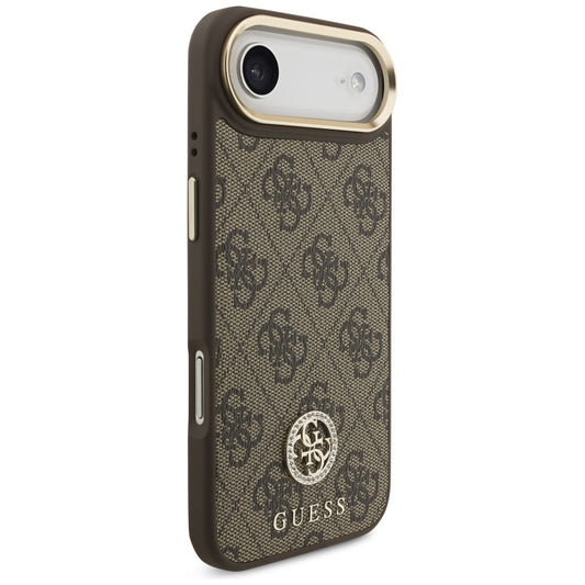 MagSafe cover til Apple iPhone 17 Air, Guess, 4G Strass Logo, Brun