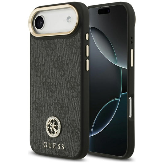 MagSafe cover til Apple iPhone 17 Air, Guess, 4G Strass Logo, Sort