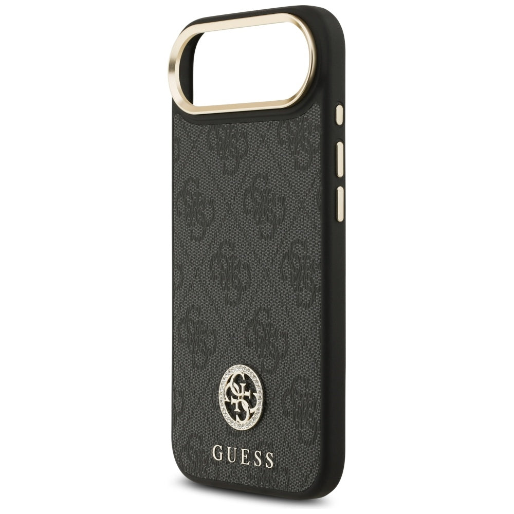 MagSafe cover til Apple iPhone 17 Air, Guess, 4G Strass Logo, Sort