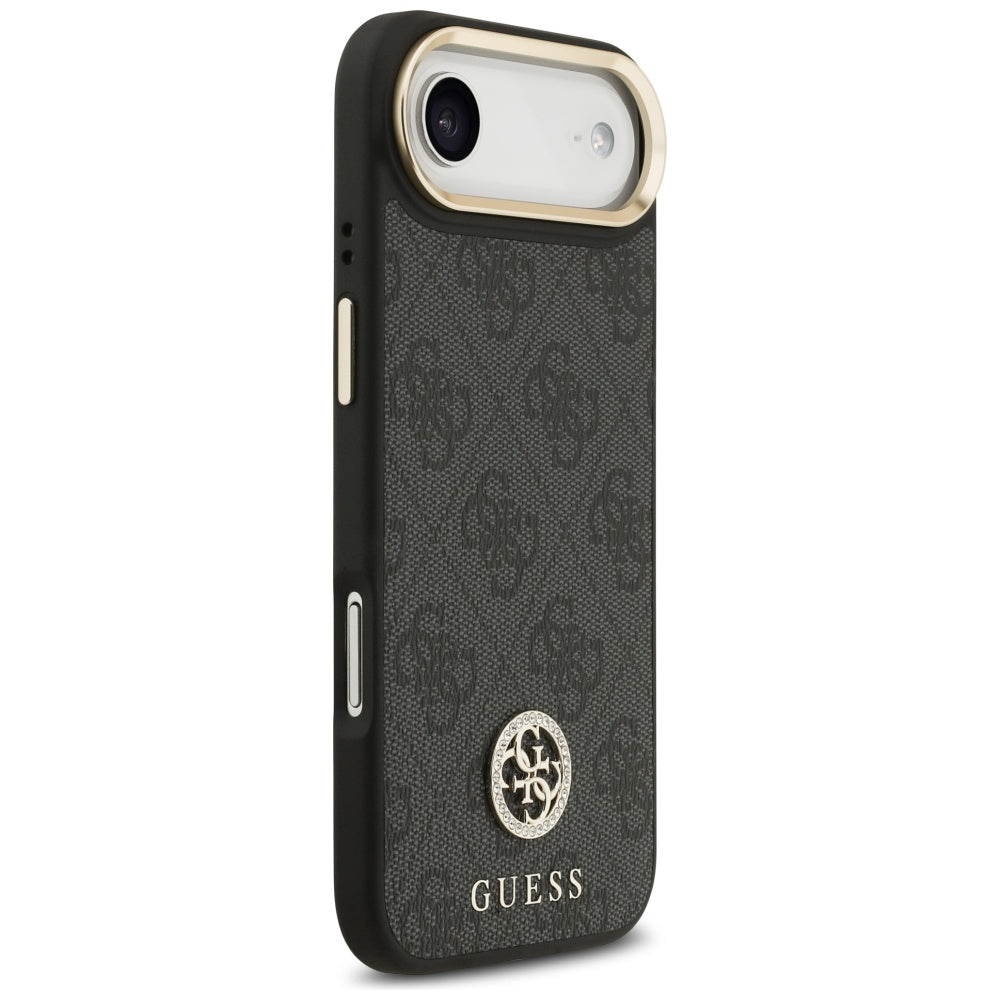 MagSafe cover til Apple iPhone 17 Air, Guess, 4G Strass Logo, Sort
