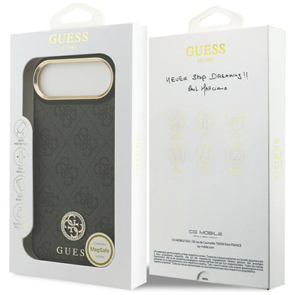 MagSafe cover til Apple iPhone 17 Air, Guess, 4G Strass Logo, Sort