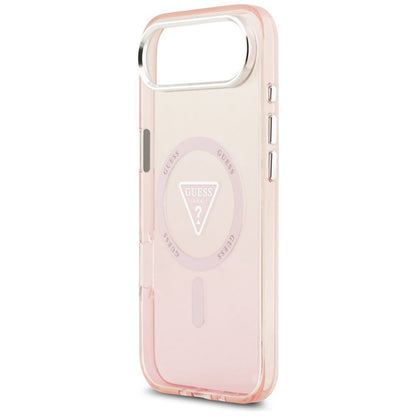 MagSafe cover til Apple iPhone 17 Air, Guess, IML Gradient Triangle Logo, Pink