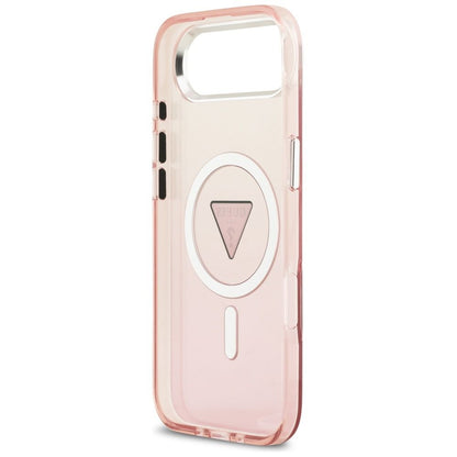 MagSafe cover til Apple iPhone 17 Air, Guess, IML Gradient Triangle Logo, Pink
