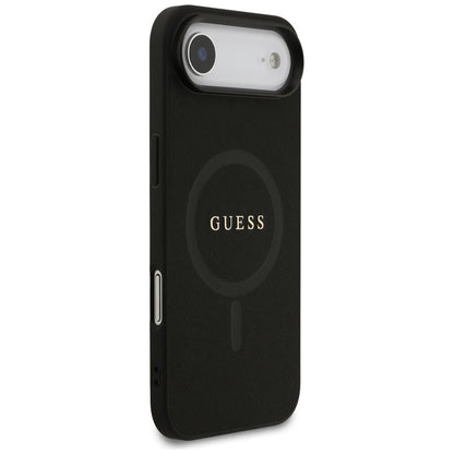 MagSafe cover til Apple iPhone 17 Air, Guess, Saffiano Classic Logo, Sort