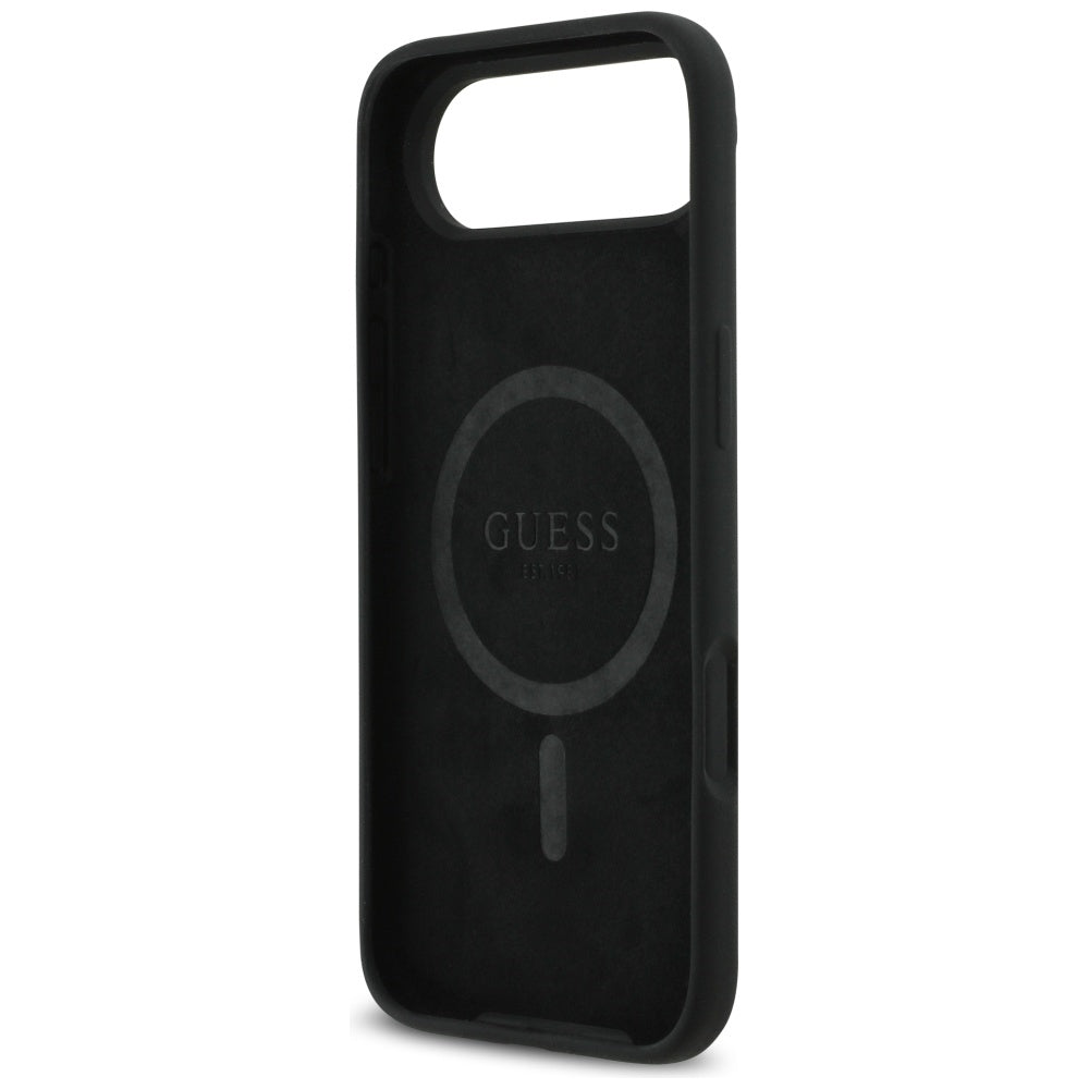 MagSafe cover til Apple iPhone 17 Air, Guess, Triangle Logo, Sort