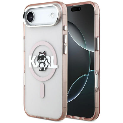 MagSafe cover til Apple iPhone 17 Air, Karl Lagerfeld, IML Sketch Logo Choupette, Pink