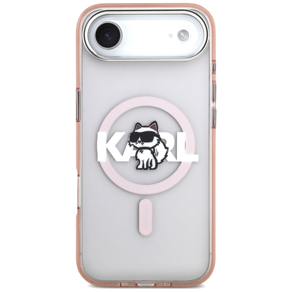 MagSafe cover til Apple iPhone 17 Air, Karl Lagerfeld, IML Sketch Logo Choupette, Pink