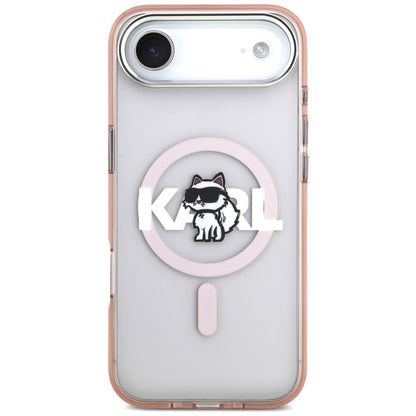 MagSafe cover til Apple iPhone 17 Air, Karl Lagerfeld, IML Sketch Logo Choupette, Pink