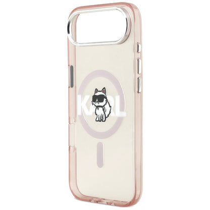 MagSafe cover til Apple iPhone 17 Air, Karl Lagerfeld, IML Sketch Logo Choupette, Pink
