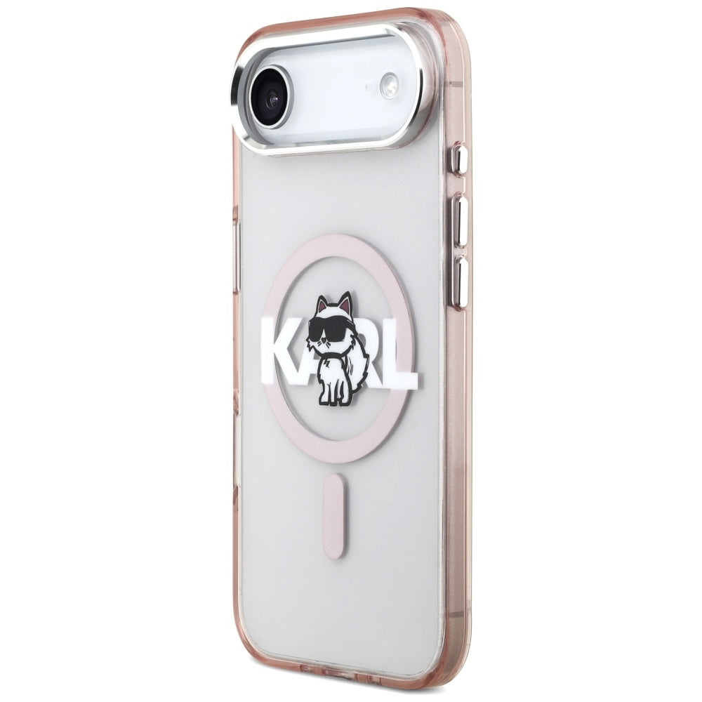 MagSafe cover til Apple iPhone 17 Air, Karl Lagerfeld, IML Sketch Logo Choupette, Pink