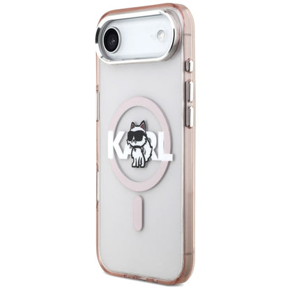 MagSafe cover til Apple iPhone 17 Air, Karl Lagerfeld, IML Sketch Logo Choupette, Pink