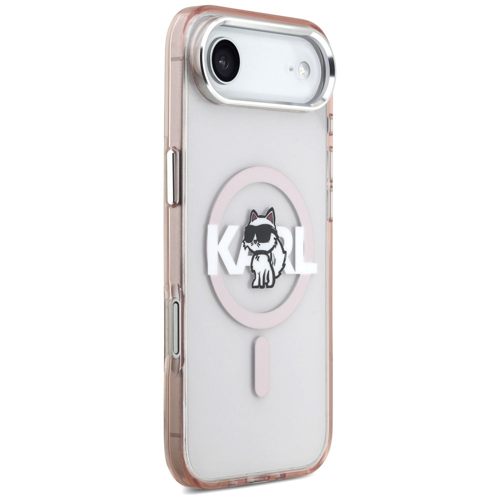 MagSafe cover til Apple iPhone 17 Air, Karl Lagerfeld, IML Sketch Logo Choupette, Pink