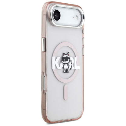 MagSafe cover til Apple iPhone 17 Air, Karl Lagerfeld, IML Sketch Logo Choupette, Pink