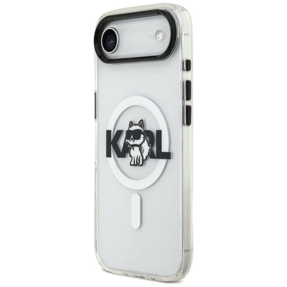 MagSafe cover til Apple iPhone 17 Air, Karl Lagerfeld, IML Sketch Logo Choupette, Gennemsigtig