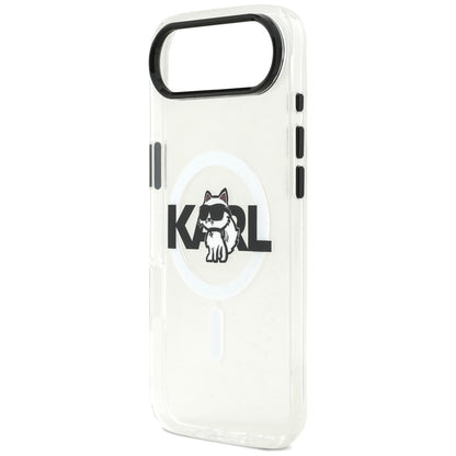 MagSafe cover til Apple iPhone 17 Air, Karl Lagerfeld, IML Sketch Logo Choupette, Gennemsigtig