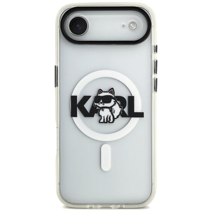 MagSafe cover til Apple iPhone 17 Air, Karl Lagerfeld, IML Sketch Logo Choupette, Gennemsigtig