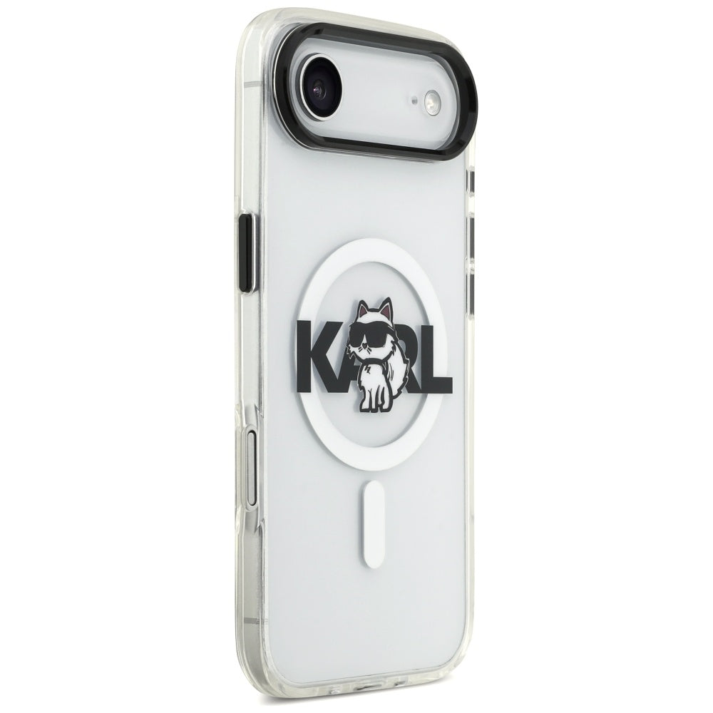 MagSafe cover til Apple iPhone 17 Air, Karl Lagerfeld, IML Sketch Logo Choupette, Gennemsigtig