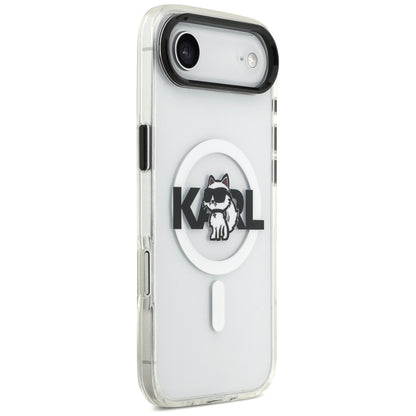 MagSafe cover til Apple iPhone 17 Air, Karl Lagerfeld, IML Sketch Logo Choupette, Gennemsigtig
