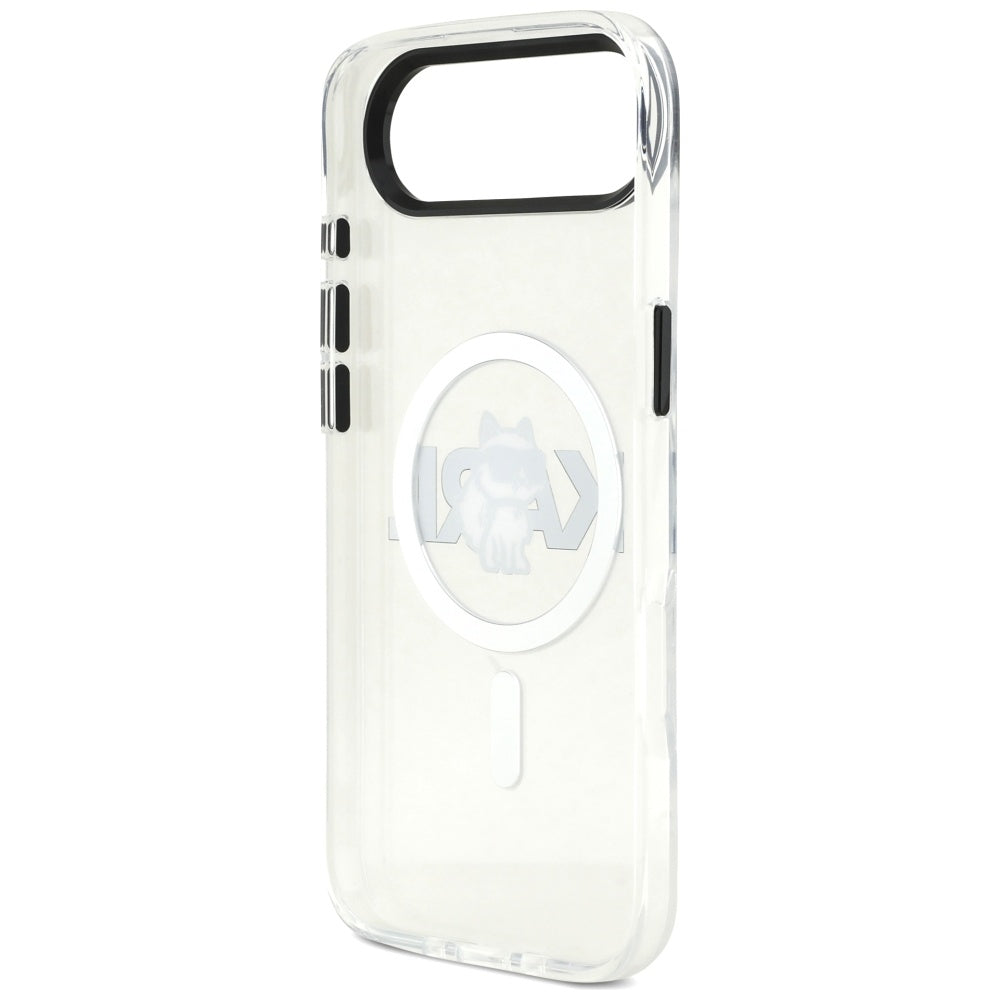 MagSafe cover til Apple iPhone 17 Air, Karl Lagerfeld, IML Sketch Logo Choupette, Gennemsigtig