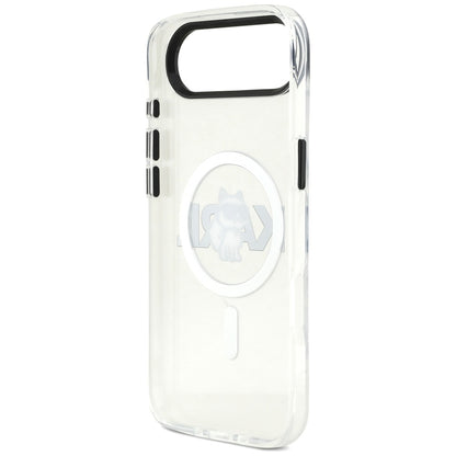 MagSafe cover til Apple iPhone 17 Air, Karl Lagerfeld, IML Sketch Logo Choupette, Gennemsigtig