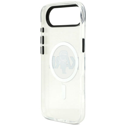 MagSafe cover til Apple iPhone 17 Air, Karl Lagerfeld, IML Sketch Logo Karl, Gennemsigtig