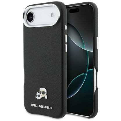 MagSafe cover til Apple iPhone 17 Air, Karl Lagerfeld, Karl & Choupette Head's Pin, Sort