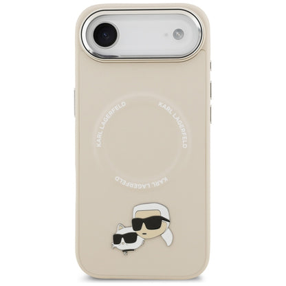 MagSafe cover til Apple iPhone 17 Air, Karl Lagerfeld, Karl & Choupette Pins, Beige
