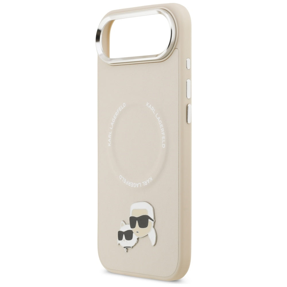 MagSafe cover til Apple iPhone 17 Air, Karl Lagerfeld, Karl & Choupette Pins, Beige