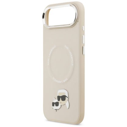 MagSafe cover til Apple iPhone 17 Air, Karl Lagerfeld, Karl & Choupette Pins, Beige