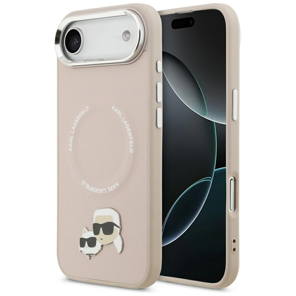 MagSafe cover til Apple iPhone 17 Air, Karl Lagerfeld, Karl & Choupette Pins, Pink