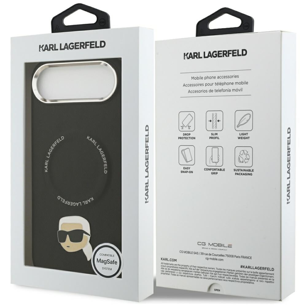 MagSafe cover til Apple iPhone 17 Air, Karl Lagerfeld, Karl Pin, Sort