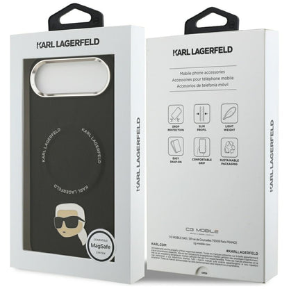 MagSafe cover til Apple iPhone 17 Air, Karl Lagerfeld, Karl Pin, Sort