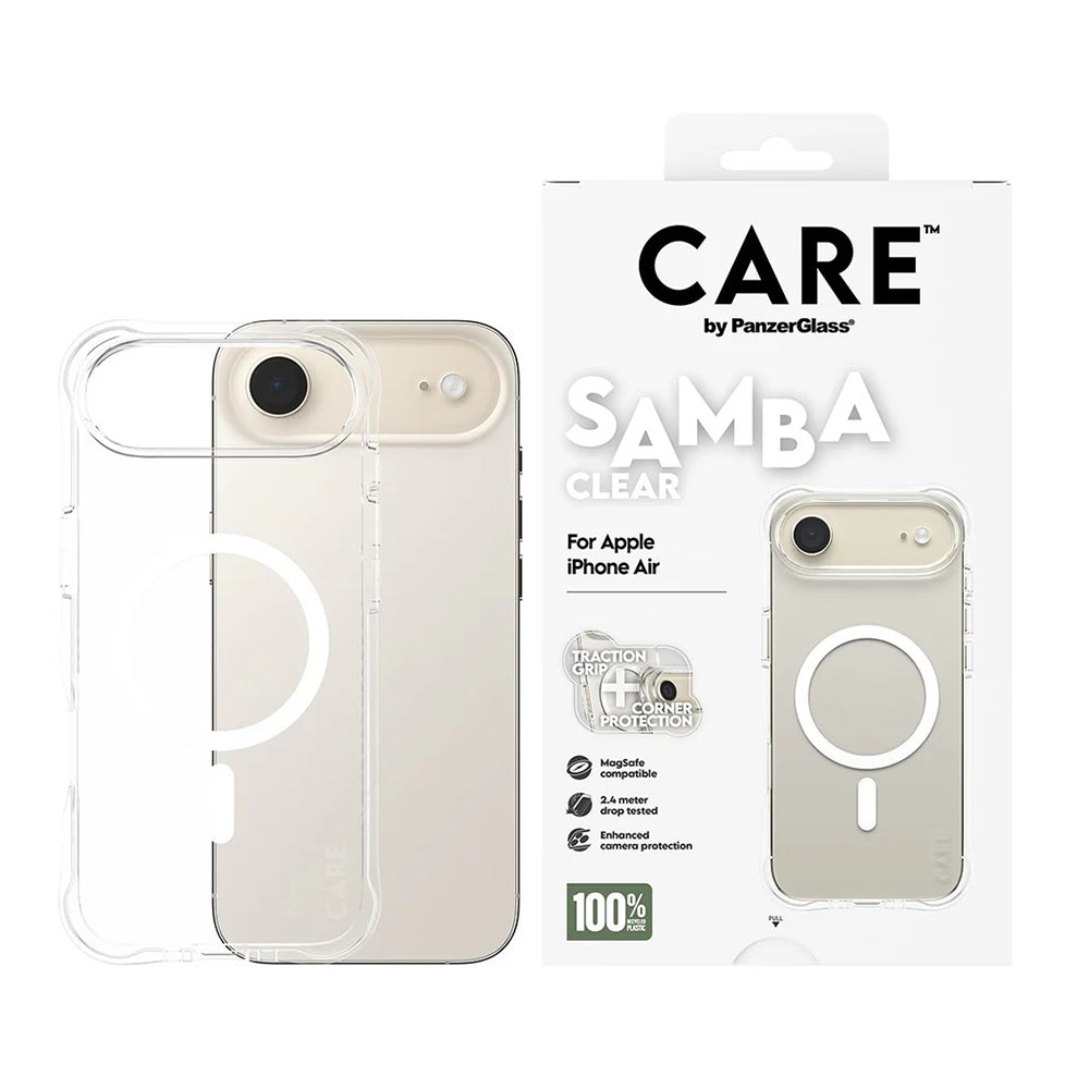 MagSafe cover til Apple iPhone 17 Air, PanzerGlass, Fashionable Care, Hvid Transparent