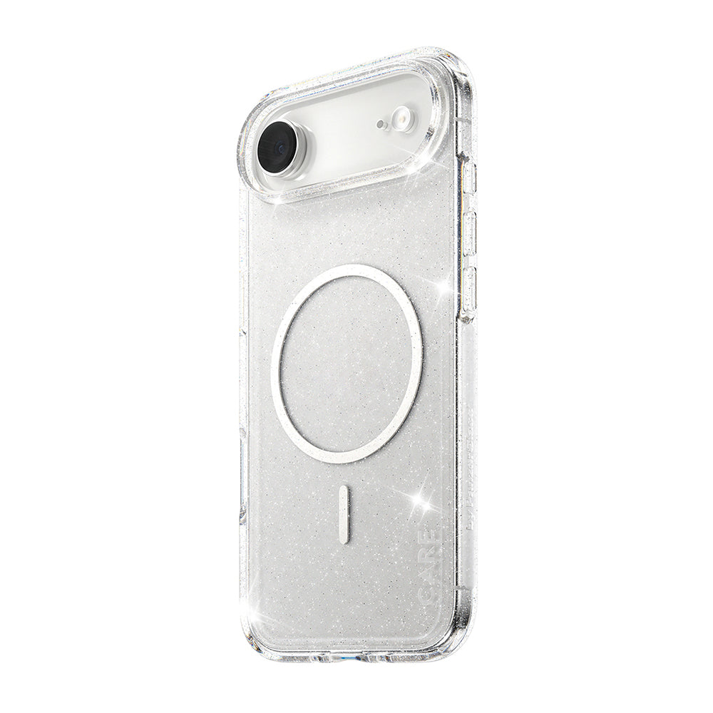 MagSafe cover til Apple iPhone 17 Air, PanzerGlass, Care Urban Explorer Star Lit, Transparent Hvid