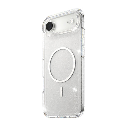 MagSafe cover til Apple iPhone 17 Air, PanzerGlass, Care Urban Explorer Star Lit, Transparent Hvid