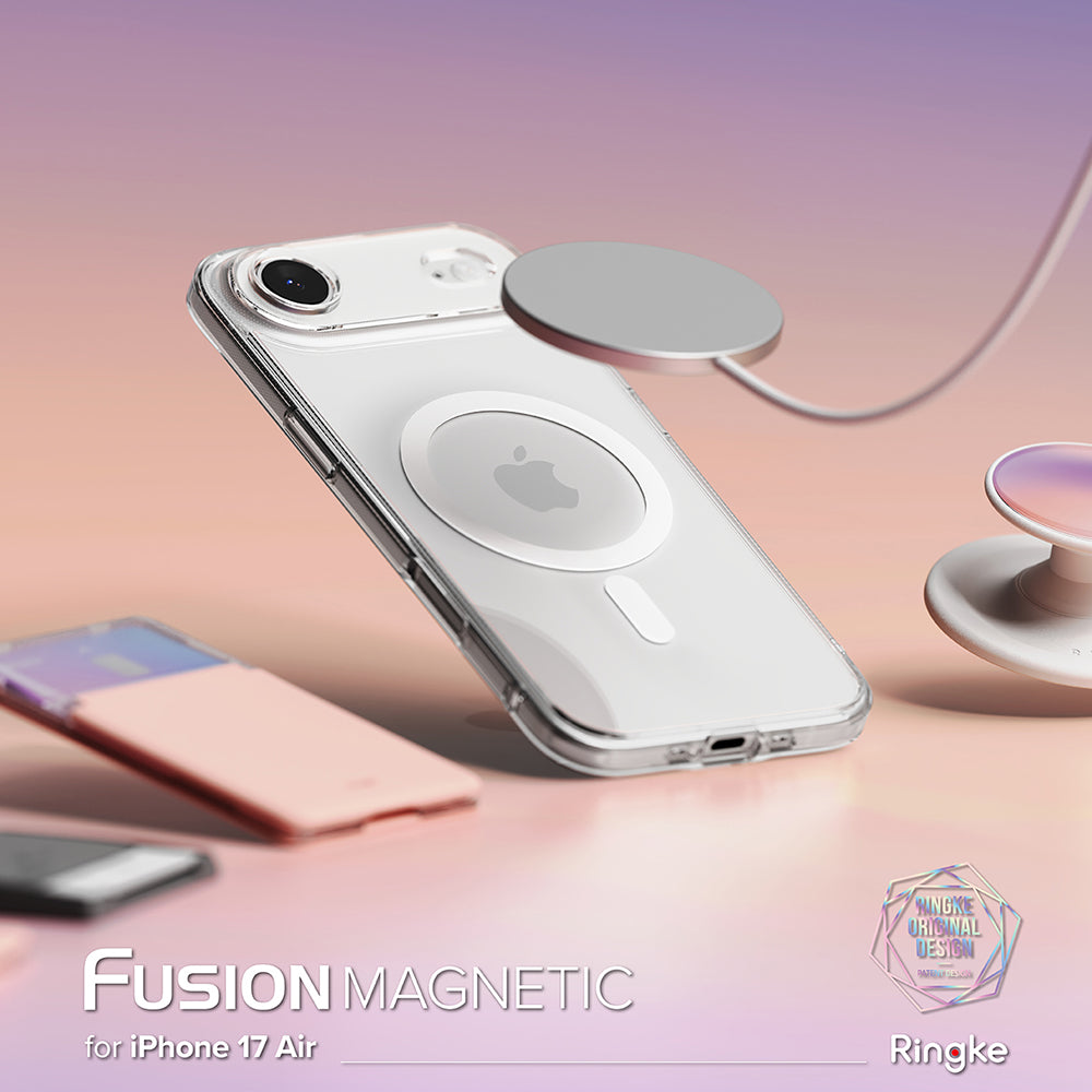 MagSafe cover til Apple iPhone 17 Air, Ringke, Fusion, Gennemsigtig