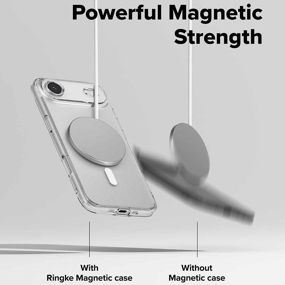 MagSafe cover til Apple iPhone 17 Air, Ringke, Fusion, Mat Transparent