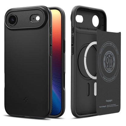 MagSafe cover til Apple iPhone 17 Air, Spigen, Thin Fit, Sort