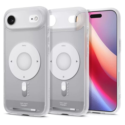 MagSafe cover til Apple iPhone 17 Air, Spigen, Ultra Hybrid Classic, Sølvfarvet